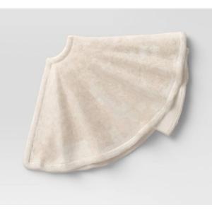 Faux Fur Tree Skirt Cream - Threshold™