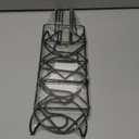 4 Pack Indoor Climbing Plant Trellis, Small Trellis for Potted Plants Outdoor, Metal Garden Trellis Plant Support Trellis with Different Patterns for Vine Ivy Flower (Black)