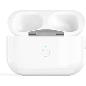 Upgraded Wireless Charging Case Replacement Compatible with AirPod Pro 1st & 2nd Generation, AirPods Pro 1st & 2nd Generation Charging Case with Bluetooth Pairing & Sync Button, No Earbuds, White