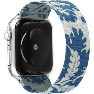 Solace Bands Paladin Loop Smartwatch Band - Compatible With All Apple Iwatch Series - Sportswear Smartwatch Band For Men & Women - Comfort & Durable (42/44/45MM - L, Floral)