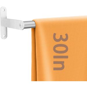 MKO Bath Towel Bar, Modern 30-Inch Towel Rod for Bathroom Wall Mounted, Bathroom Towel Holder Bars, Brushed Nickel (Silver)