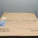 Fully Assembled Luggage Racks Pack of 2, Folding Suitcase Stand with Storage Shelf, Bamboo Luggage Stand with 5 Nylon Straps for Guest Room, Bedroom, Heavy Duty, Natural