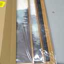 LHIUEM Large Boho Mountain Framed Wall Art Set,Green Foggy Forest Wall Painting,Abstract Nature Sunrise Artwork,Watercolor Pine Tree Wall Decor for Living Room,Bedroom,Office-16''x24''x3