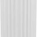 White Ceramic Vase for Flowers, Modern White Vase for Home Decor, Tall Ribbed Vase for Living Room, Office, Mantel, Bookshelf, Dining Table, 8inches  White  Cylinder 