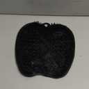 BESKAR Larger Shower Foot Scrubber Mat with Non-Slip Suction Cups- Cleans, Smooths, Exfoliates & Massages your Feet Without Bending, Improve Foot Circulation & Soothes Tired Feet- Black