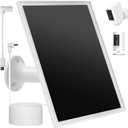 Solar Panel Charger for Ring Camera, Compatible with Ri ng Stick Up Cam, Stick Up Cam Pro, Ring Spotlight Cam Plus/Pro, 6W5V 13ft Charging Cable (White-1Pack)
