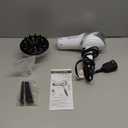 REVLON Infrared Hair Dryer with Diffuser & Concentrator - Ionic Ceramic Blow Dryer for Frizz Control, Shine, Soft Hair & Moisture Protection - 1875W Professional Salon-Quality (White)