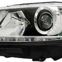 labwork Left Headlight Assembly Replacement for Lexus ES300H ES350 2013-2015 Headlight with DRL Driver Side