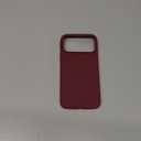 ORNARTO Compatible with iPhone 17 Pro Max Case 6.9", Slim Liquid Silicone 3 Layers Soft Gel Rubber Shockproof Protective Cover with Anti-Scratch Microfiber Lining-Wine Red