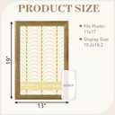 VIOLABBEY 11x17 Picture Frame Gold, Vintage Photo Frames Ornate without Mat for Wall Hanging