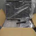 SAYZH Dish Drying Rack - Stainless Steel Dish Rack for Kitchen Counter, Large-Capacity Dish Drainer with Cutlery Holder, Kitchen Organizer for Dishes, Spoons and Forks, Black