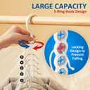 Hanging Vacuum Storage Bags, 6 Pack Large Hanging Vacuum Seal Garment Bags for Clothing, Space Saver for Clothes, Suits, Dresses, Jackets, Clothing Storage for Moving Supplies(6 Long)