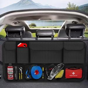 RYHYC Car Trunk Organizer, Large Capacity Trunk Storage Organizer with 8 Pockets, Sturdy Trunk Organizer Car Accessories for SUV/MPV/Truck, 36"×20"