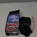 Heated Steering Wheel Cover Universal 12V Steering Wheel Warmer 14.5-15.5 Inch Heated Auto Steering Wheel Protector Cover for Cars Trucks Vans (Black 3)