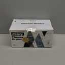 Ourokhome Rotary Cheese Grater Hand Crank, Kitchen Shredder Speed Mandolin Slicer Nuts Grinder with Handle and Drum Blades for Cheese, Vegetable, Walnut, Chocolate, Potato, Carrot, 3 Blades, Black