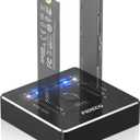FIDECO M.2 NVMe SATA SSD Cloner Dock, USB 3.2 Gen 2 X 2, 20Gbps Dual NVMe SATA SSD Enclosure, M.2 Duplicator Cloner, Support Offline Clone, UASP and Trim, Aluminum Design