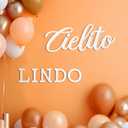 Cielito Lindo Sign for Backdrop Felt Cielito Lindo Sign for Balloon Arch Baby Shower Birthday Party Mexican Talavera Wedding Party Decor for Backdrop Balloon Arch Decor(White,Classic)
