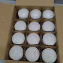 12 Pack Ivory 2x3 Inch Pillar Candles, 22 Hours Unscented Column Candles, Dripless Smokeless Unscented Candles for Home Weddings Restaurant Spa Church and Emergency