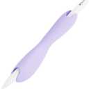 ELETIUO Grip Compatible with Apple Pencil Pro,1st/2nd Generation, USB-C Model, Protective Silicone Sleeve Cover Ergonomic Dual-Head Design Compatible with Magnetic Charging and Double Tap, Purple