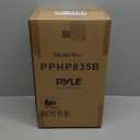 Pyle Portable Bluetooth PA Speaker System - 300W Rechargeable Outdoor Bluetooth Speaker Portable PA System w/ 8 Subwoofer 1 Tweeter, Microphone In, Party Lights, MP3/USB, Radio, Remote -PPHP835B