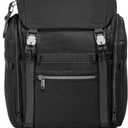 TUMI - Alpha Bravo Expedition Flap Backpack - Large Carry On Backpack - 21.0" X 12.5" X 7.5" - Fits up to 17" Laptop - Black