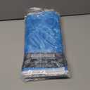 10 x Creative Converting 329657 Plain Water Print Plastic Tablecloth, 108" x 54"