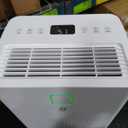 HUMILABS 1600 sq. ft. Dehumidifier for Basement, 21 Pint Dehumidifier for Home with Drain Hose, Auto Modes, 24H Timer, Child Lock, 37dB. Ideal for Bathrooms, Basements, and Large Rooms, White