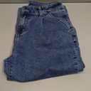 EVALESS Women's High Waisted Baggy Boyfriend Barrel Jeans (6, Blue)