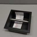 Neodrain Recessed Toilet Paper Holder, Matte Black Toilet Paper Holder Built-in, Stainless Steel Recessed Tissue Paper Roll Holder, in Wall (6X6In)