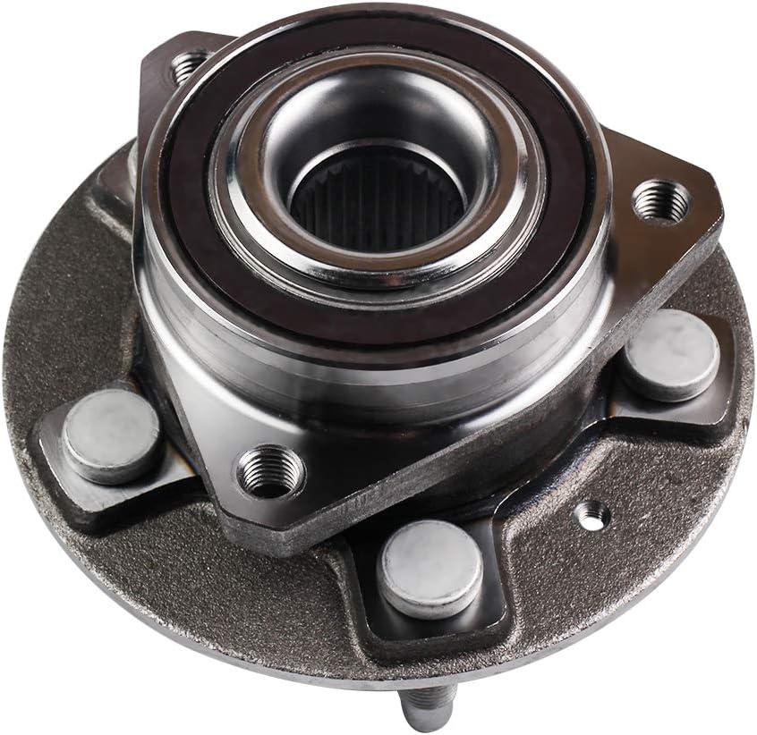 Autoround 513288 Front or Rear Wheel Bearing Hub Assembly Compatible with Chevy Malibu/Impala/Equinox, GMC Terrain, Cadillac CTS/XTS, Buick Regal/Lacrosse, Saab 9-5, 5 Lugs w/ABS