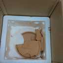 vensovo 8 Inch Terracotta Orchid Pots with Holes and Saucers - 2 Pcs Large Clay Planters for Repotting, Terra Cotta Pot for Plants Indoor and Outdoor Promotes Air Circulation, Brown 