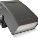 30W LED Wall Pack with Dusk to Dawn Photocell,0 to 90 Degree Adjustable Head,100-277VAC,3600LM 5000K Daylight White,IP65 Waterproof Outdoor Security Area Street Light,ETL