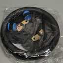 ZELUS Gymnastic Rings, Exercise Olympic Rings with Adjustable Straps, Steel Buckles, Perfect for Workout, Strength Training, Pull-Ups and Dips (Black)