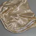 P Pothuiny Satin Pillowcase for Cervical Pillow, Smooth Neck Pillow Case Cover Silky Soft Contour Cervical Pillow Cover with Zipper (Taupe)