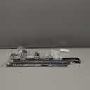 Over The Door Towel Rack, Over Door Towel Rack for Bathroom Door, Triple Towel Storage Holder with Hooks (Matte Black, 20.15" L)