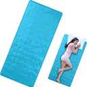 Drydiet Cooling Pad Mat for Bed Cooling Mattress Pad Gel for Sleep, Summer Hot Flashes, Adult, Pets, No Water or Electricity Required(Plain,60 x 20 Inch,Light Blue)