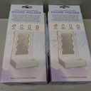 2 x  Wavy Light & Mirror Phone Holder