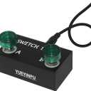 Dual Latching Switch Pedal for Guitar Amps With TRS Cable (Latch Dual Switch)