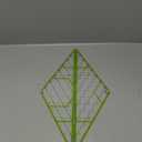 Kanayu 60 Degree Diamond Ruler Acrylic Patch Templates 60 Degree Triangle Ruler for Quilting Sewing Piecing