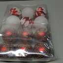 Christmas Ball Hanging decorations3.14 inch, 12 Pieces of shatterproof Christmas Tree Decoration Balls Set, Suitable for Party Floral Christmas Tree Decoration (3.14 inches 12 Balls)