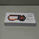 6-Stage Knife Sharpener - Premium Kitchen Knife Sharpeners - Adjustable Handheld Manual Knife Sharpeners for Kitchen Knives, Scissor and Chef Knife.Easy for beginners to use (ORANGE)