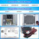 Upgraded H460EBM-00 4FWF7 460W Power Supply D460E001P PSU Compatible with Dell Optiplex 3050 5050 5060 5090 7050 7060 7070 7080 7090 XPS 8940 MT H460EGM-00 L460EBM-00 H460EBM-00 Power Supply