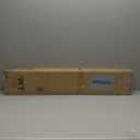 2 Inch Cordless Faux Wood Blind with Contemporary Valance - 18" W x 36" L - White, Over 900 Custom Sizes Starting at 19.97, Smooth Room Darkening Slats for Interior Windows by Lumino