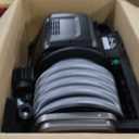 Giraffe Tools Grandstorm Wet Dry Vacuum Cleaner with 6 Nozzles, 30 FT Retractable Hose Wall Mounted Vacuum Cleaner for Car Detailing, GreyNo Remote Control Funtion