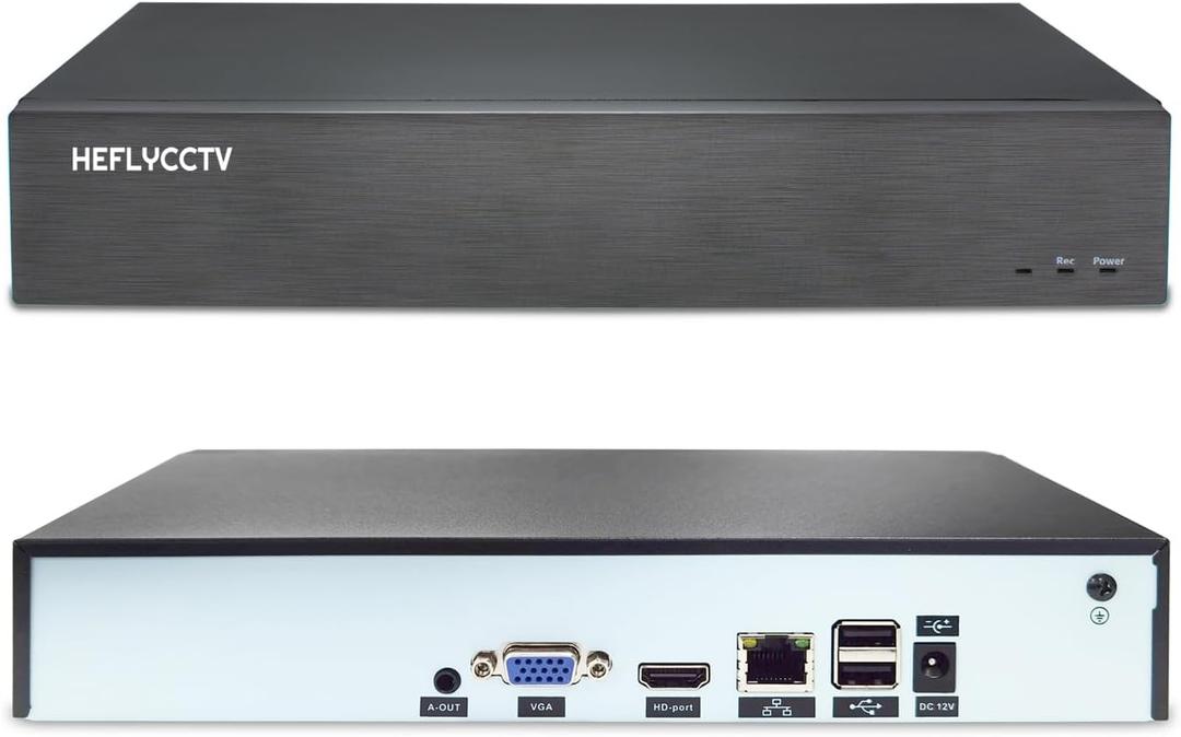 4K NVR 36CH (1080p/3MP/4MP/5MP/8MP) Network Video Recorder Supports up to 36 x 8MP/4K Security IP Cameras,36 Channel Surveillance Recorders with AI Motion Detection (Hard Drive Not Included)