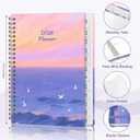2 x 2026 Planner, Weekly and Monthly Calendar Planner Agenda, Jan 2026 - Dec 2026, Planning Academic Book, Office Desk Accessories and School Supplies - A5 (6.3'' x 8.5'') (Ocean Sunset)