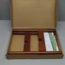 GENTINGBRO Adjustable Plant Stand Indoor, Bamboo Plant Stand Fits 8 9 10 11 12 Inches, Small Corner Planter Holder for Indoor Plants, Single Floor Plant Stands for Living Room Balcony, Reddish Brown