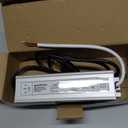 24V 60W LED Power Supply, IP67 Waterproof LED Driver, AC 110V to DC 24V 2.5A Low Voltage Transformer, Adapter for Outdoor LED Light, 3-Prong Plug with 3.3 Feet Cable