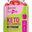 (2 Pack) Fast Track Keto ACV Gummies Extreme 2000MG Fasttrack Keto Gummies Apple Cider Vinegar Formulated with Pomegranate Beet Juice Powder B12 Vegan Non GMO 120 Gummys (EXP 05/05/26)