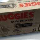 Huggies Size 8 Diapers, Little Movers Baby Diapers, Size 8 (46+ lbs), 76 Count (2 Packs of 38)